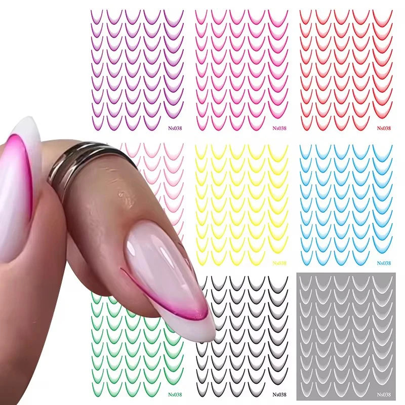 Nail Art Line Stickers